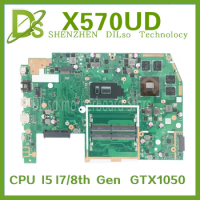 KEFU X570UD With I5-8250U I7-8550U GTX1050 Mainboard For ASUS TUF X570U K570UD FX570UD YX570UD Lapto