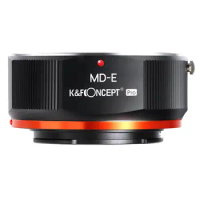 K&amp;F Concept Lens Adapter Pro Minolta MD MC Lens to Sony E Mount a5000 a6600 A7C a1 A9 A74 A73 A7RIV NEX NEX5 NEX7