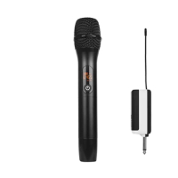 UHF Metal Handheld Microphone Rechargeable TYPE C Wireless Mic one channel or dual channel