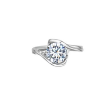 [GRA DIAMOND SERTIFIKAT] Genevieve Ring - Cincin 1 carat Moissanite diamond by Her Jewellery