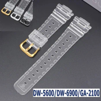 Transparent Wristband Watch Strap DW-5600/DW-6900/GA-2100/GW-M5610/G5600/GLX5600 Band Bracelet ga2100/dw5600 Watchband