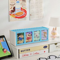 小卡收納展示盒翻蓋吧唧奧特曼蛋仔分格位卡牌卡片整理卡盒