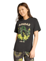 เสื้อยืดผู้หญิง พิมพ์ลาย Adidas X Farm 2 รุ่น JV8609 สีดำ