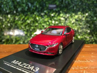 1/43 Hi-Story Mazda 3 Sedan 2019 Red HS259RE【MGM】
