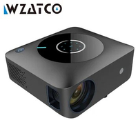 WZATCO H1 Full HD 1920*1080P LED Projector Smart Android WIFI Video Proyector Home Theater Cinema Beamer with 4D Keyston