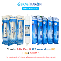 Combo 9 lõi lọc nước Karofi chính hãng dùng cho máy lọc nước Karofi K9IQ-2 Plus ( Thetis K9IP-2)