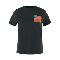 ├登山樂┤瑞典 Fjallraven Nature T-shirt 有機棉T恤 女 FR84787-550黑