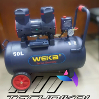 WEKA Oiless compressor 2,5 hp 50 Liter Kompresor Angin Silent