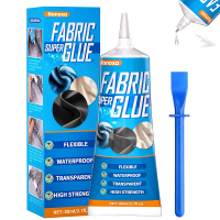 100ml Fabric Glue Extra Strong Quick Bond Fabric Adhesive Machine Washable and Permanent Bond for Cl