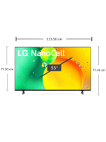 ทีวี 55NANO75 NanoCell (55", 4K, Smart, ปี 2022) รุ่น 55NANO75SQA.ATM