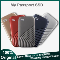 Western Digital WD Portable SSD NVMe External Solid State Drive 500G 1TB 2TB 4TB USB-C 3.2 Hard Drives My Passport for Laptop PC