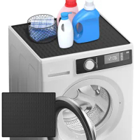Washer Top Mat Silicone Laundry Machine Top Cover Waterproof Heat Resistance Dryer Top Pad Washable Washer Top Protector Washer