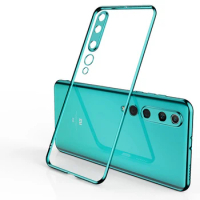 For Xiaomi Mi 10 Case 3D Laser Plating Luxury TPU Soft Clear Cover Bright Crystal Phone Case For Xiaomi Mi 10 Mi10 5G