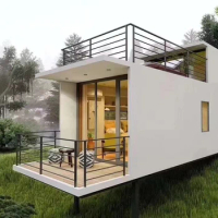 Prefab container house factory built container homes 20ft 40 ft luxury with 2 bedroom