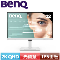 【現折$50 最高回饋3000點】  BenQ 32型 GW3290QT 2K 光智慧護眼螢幕
