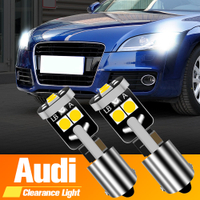 2Pcs LED Clearance Light ที่จอดรถหลอดไฟ H6W BAX9S 64132 Canbus ไม่มีข้อผิดพลาดสำหรับ Audi TT A8 D2 A6 A4 B5 B6