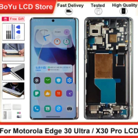 6.67" 100% Original edge 30u Screen For Motorola Moto Edge 30 Ultra XT-2201 / Edge X LCD with Touch Screen Digitizer Assembly