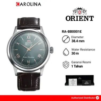 Jam Tangan Pria Orient Bambino RA-BB0001E Automatic Green Dial Brown Leather Strap