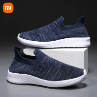 Xiaomi 2022 New Men Casual Shoes Lace Up Men Shoes Lightweight Comfortable Breathable Walking Sneakers Mesh Casual Sneakers