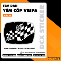 TEM DÁN YẾM CỐP XE VESPA SPRINT / PRIMAVERA / TFT 2015-2024 | TEM ĐƯỢC IN BẰNG CHẤT LIỆU DECAL PVC 3