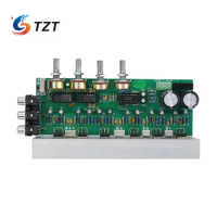 TZT 5.1 Channel Amplifier 18WX6 Power Amplifier Board Power Amp Kit Audio HiFi IC Subwoofer Output