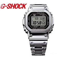 New G-SHOCK GMW-B5000 Series Watch Metal Case Top Fashion Waterproof Watch Men's Gift Solar Multifunctional Stopwatch Men Watch