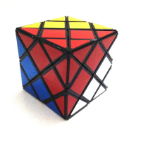 Okamoto &amp; Greg Lattice Cube (4-Color) ,Twisty Puzzle, Brain Teasers, Speed Cube, STEM educational Magic Cube fidget toys