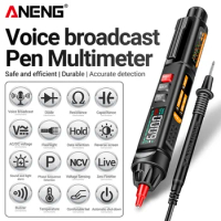 ANENG A3009 PRO Multimeter Voltmeter Digital Multimeter Pen Voltage Tester Smart Voice Broadcast Tester 6000 Counts Testing Tool