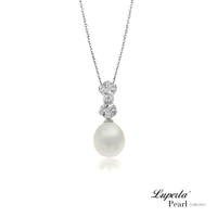 大東山珠寶 輕奢珠寶 天之嬌女 925純銀 天然淡水珍珠項鍊 9.5-10mm 粉、白、紫