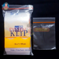 PLASTIK ZIP LOCK | PLASTIK KLIP Uk 7x10 isi 100 pcs