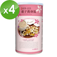 台灣綠源寶 茯苓、百合蓮子養生湯4罐(500g/罐)
