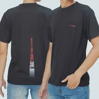 Kaos IEBE Grafis H1JO6003 H1JO6004 Lengan Pendek OL S Black