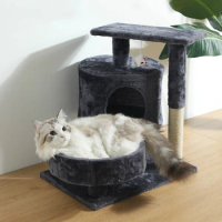 Cat Tree Cat Scratching Board Cat Toys Cat Scratching Post Practical Sisal Cat Climbing Frame Pet Supplies Cat Furniture