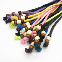 男女式腰帶繩帶木質繩頭帶帽繩帶繩抽繩褲繩褲腰繩衣服裝飾繩