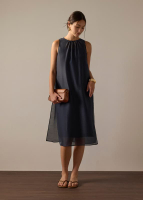 Mirei Organza Column Dress