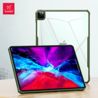 For iPad Pro 12.9 Case 2020 Case Luxury Airbags Shockproof Protective Transparent Back Tablet Cover for iPad Pro 11 2021 XUNDD