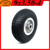 High Quality 9x3.50-4 Inflatable Wheel Tyre 9 Inch Pneumatic Tire with Hub for Electric Tricycle Elderly Electric Scooter Parts