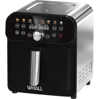 WHALL Air Fryer, 6.2QT Air Fryer Oven with LED Digital Touchscreen,12 Preset Cooking Functions Air fryers,Dishwasher-Safe Basket