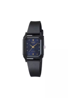 Casio Casio 通用藍色錶盤黑色樹脂錶帶男女通用手錶 LQ-142E-2ADF-P