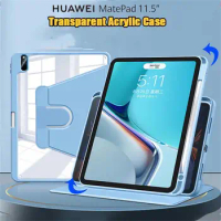 For Huawei MatePad Air 11.5 11 2023 Matepad SE 10.4 Pro 11 2022 Case 360 Degree Rotating Cover Smart Flip with Pencil Holder