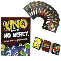 new UNO Board Game Frozen Nightmare Before Christmas uno Card Game uno No mercy Kids Toys Playing Cards for Adults Party Gift