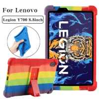 For Lenovo Legion Y700 Tablet 8.8 Inch Case, Stand Soft Silicon Cover Case For Legion Y700 TB-9707F 9707N Protector Case