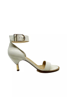 Gabriela Hearst GABRIELA HEARST - Gabriela Hearst Nomia Heeled Leather Sandals - White