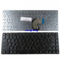 Papan Kekunci Laptop Bahasa Inggeris untuk ASUS E403SA E403 E403NA E403N Warna Hitam