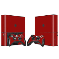 Red color New Skin Sticker For XBOX 360 E Console and Controller Vinyl Decal TN-Xbox360E-0011