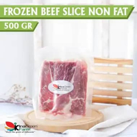 Frozen AUS Beef Slice No Fat Inagreen Farm Bandung