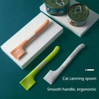 Cat Canning Spoon Dog Wet Food Pet Feeding Stir Long-handled Cat Spoon Can Open Lid Pet Canning Spoo