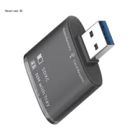 R9CB Compact USB2.0/USB3.0 to NM Card Reader Supports up to 2TB Memory Cards
