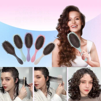 Define Styling Tangled Hair Comb Hollow Comb Salon Hair Massage Air Comb Cushion Bounce Curl Brush Anti-Static Styling Brush