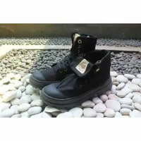 MND FOOTWEAR - Sepatu Boots Pria Blackmaster Palladium Hand Made Bandung 43 Hitam